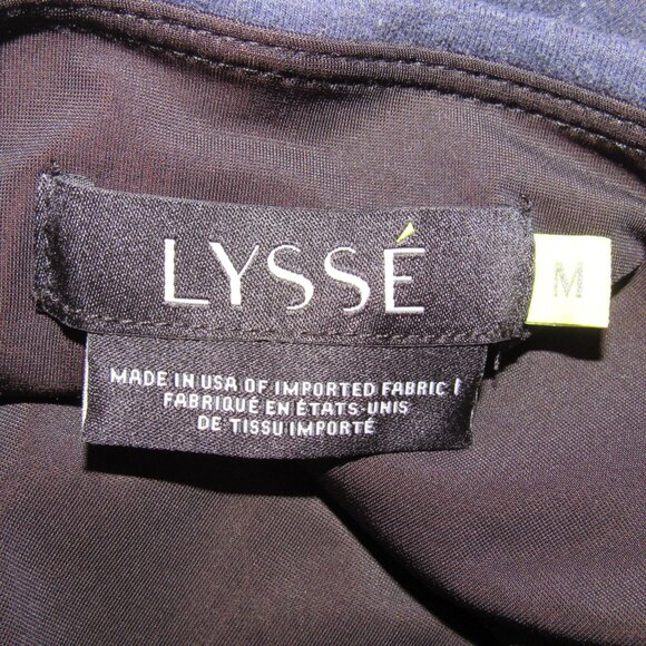 Lysse Blue Ruched Crop Leggings 23" Women's M Medium - Picture 9 of 9